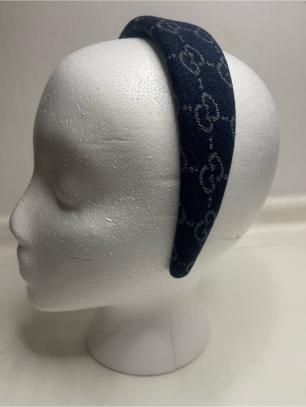 Decorative GG Denim Headband